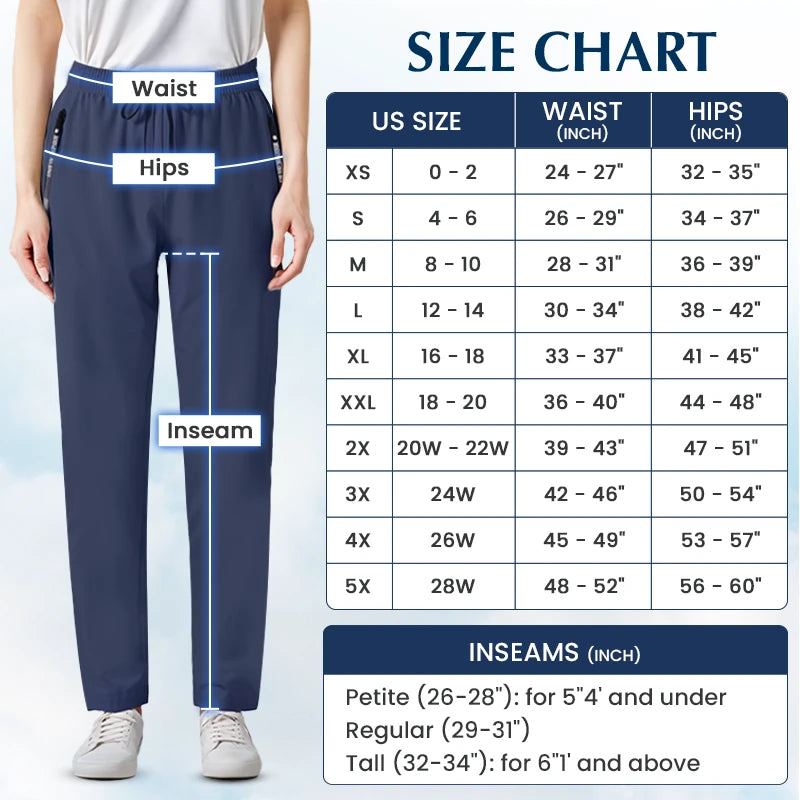 Easewearus - Women's Ultra Soft Stretch Perfect Drape Casual Pants