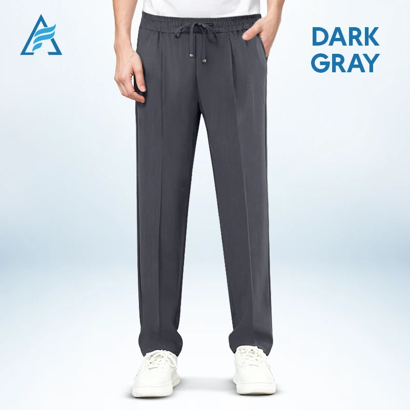 Easewearus - Pull On Ice Silk Comfort Everyday Pants