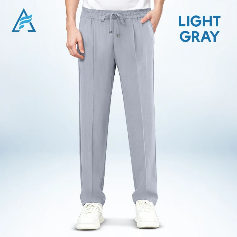 Easewearus - Pull On Ice Silk Comfort Everyday Pants