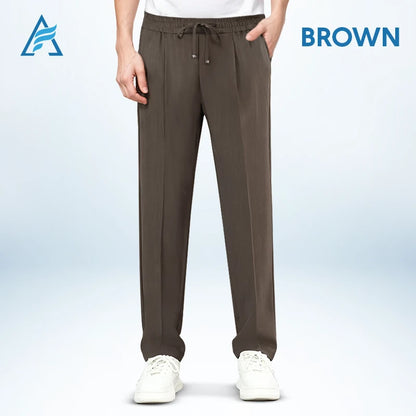 Easewearus - Pull On Ice Silk Comfort Everyday Pants