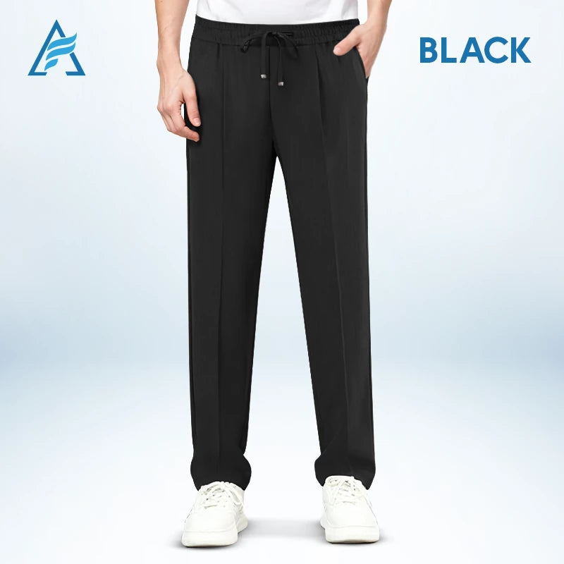 Easewearus - Pull On Ice Silk Comfort Everyday Pants