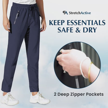 Easewearus - Women's Ultra Soft Stretch Perfect Drape Casual Pants