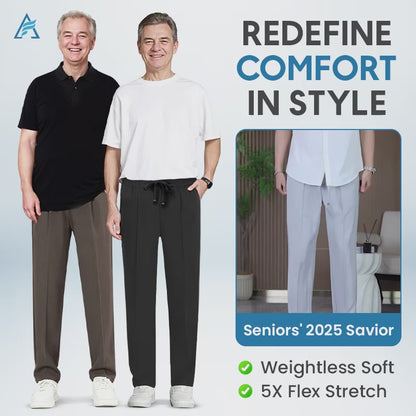 Easewearus - Pull On Ice Silk Comfort Everyday Pants